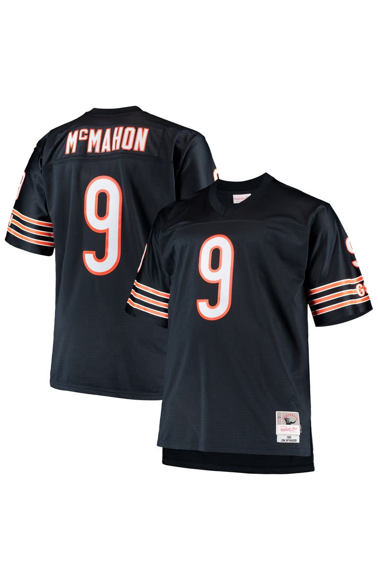 Mitchell & Ness Men's Mitchell & Ness Jim McMahon Navy Chicago Bears Big & Tall 1985 Retired Player Replica Jersey, Alternate, color, Navy