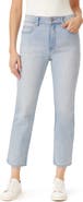 CURVE APPEAL Effortless 27-Inch High Rise Slim Straight Leg Jeans