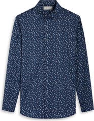 Bugatchi James OoohCotton® Cocktail Print Button-Up Shirt
