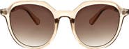 BCBGeneration 53mm Geometric Round Sunglasses