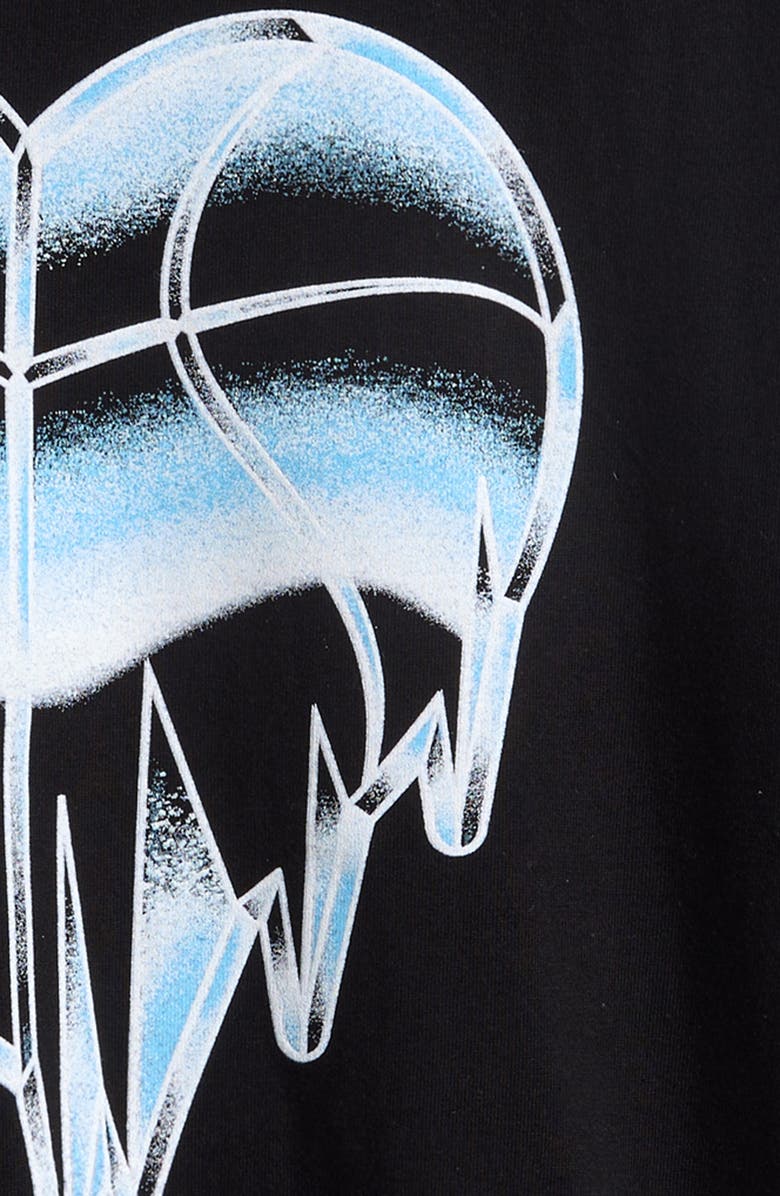 OVERTIME Kids' Cold Hearts Graphic T-Shirt, Alternate, color, Black