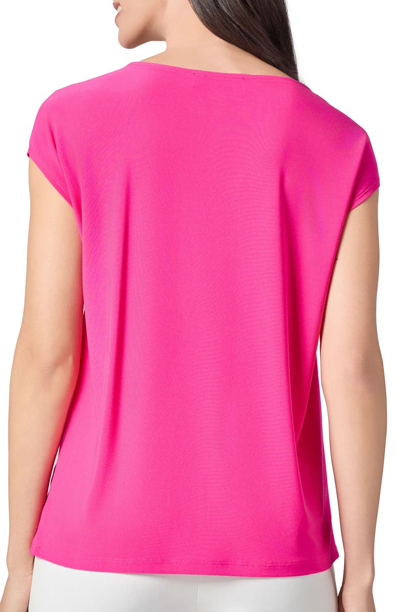 KASPER Sleeveless Knot Front Jersey Top, Alternate, color, 