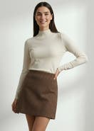 Exquise Kalea Check Mini Skirt