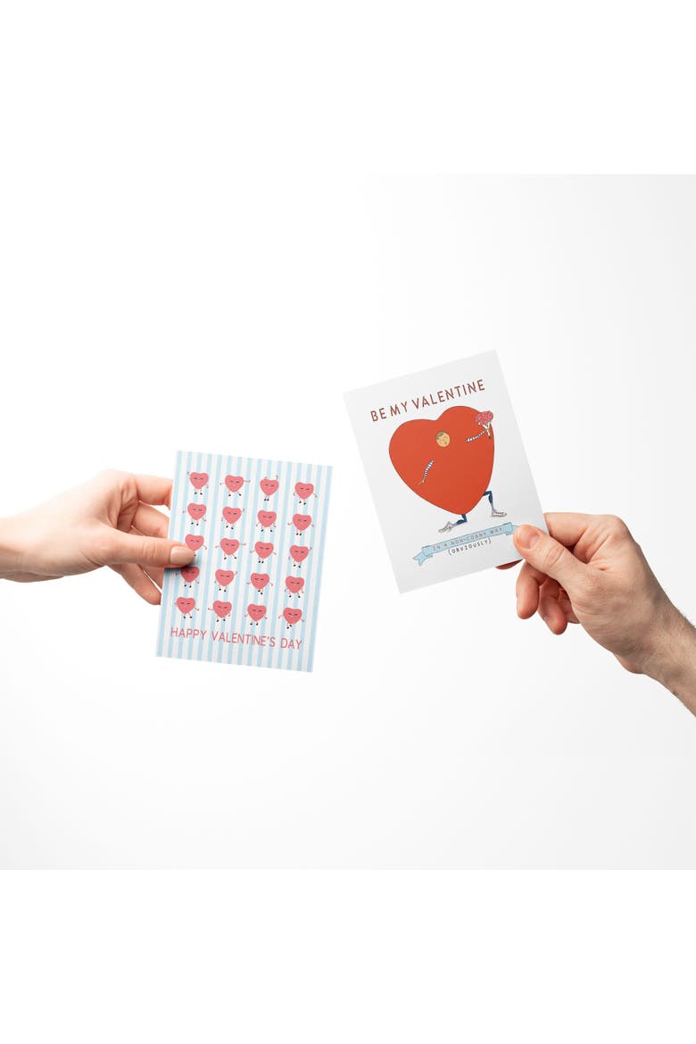 Valentine's Day Friendship Greeting Card Pack Sets, 'My Cheesy Mice, Non-Corny Valentine, Hearts Dance', Alternate, color, Multi-Pack