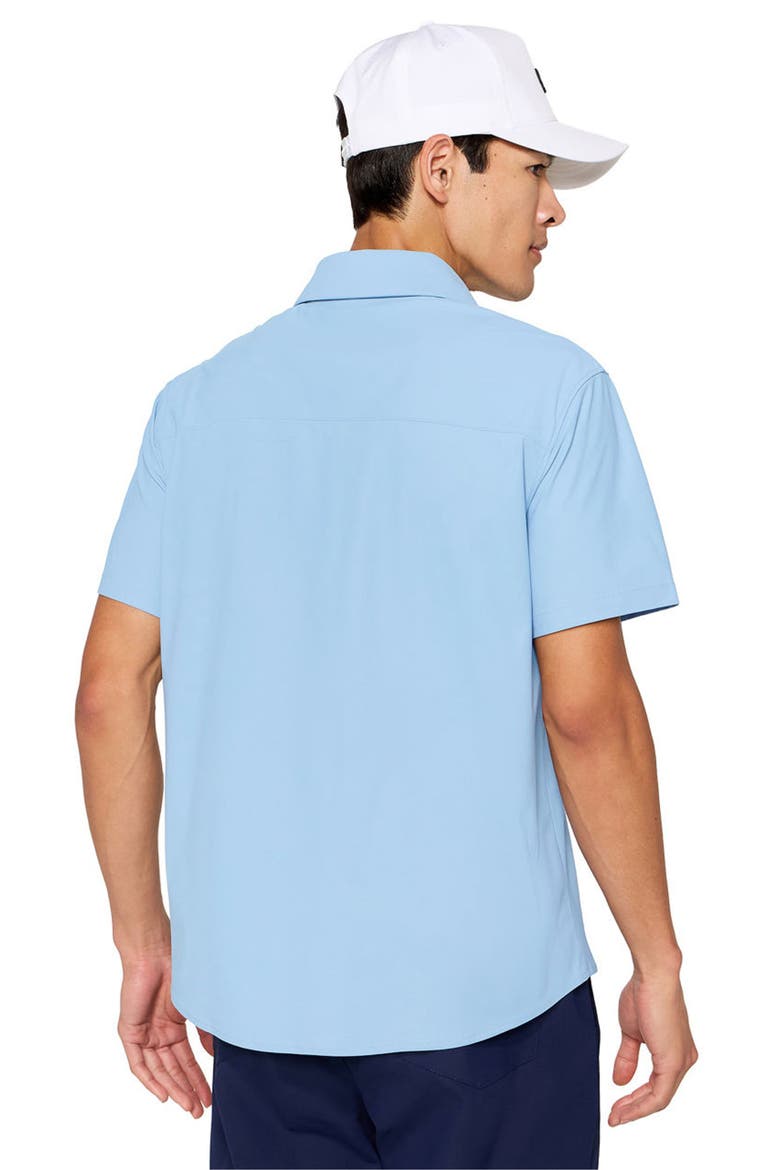 The Don Short Sleeve Button Up, Alternate, color, Newport Blue