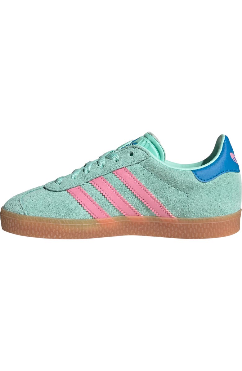 adidas Kids' Gazelle Sneaker, Alternate, color, Clear Mint