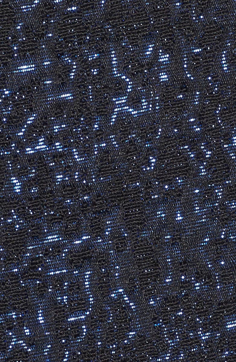 Maggy London Embellished Metallic Brocade Fit & Flare Dress, Alternate, color,