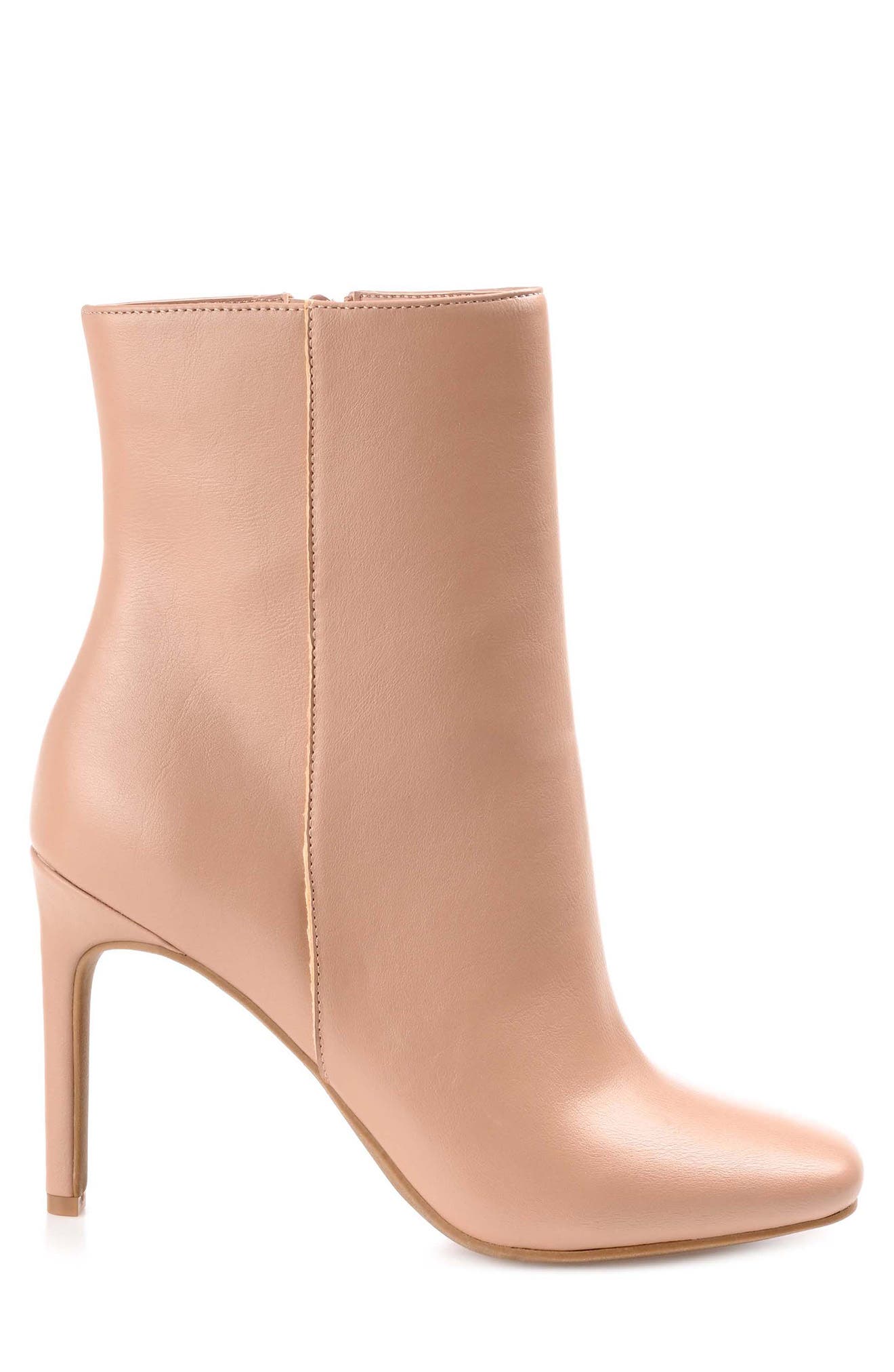 Journee Collection Silvy Stiletto Ankle Bootie, Alternate, color, Tan