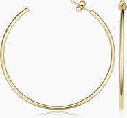 Oradina 14K Gold Sicily Large Hoops