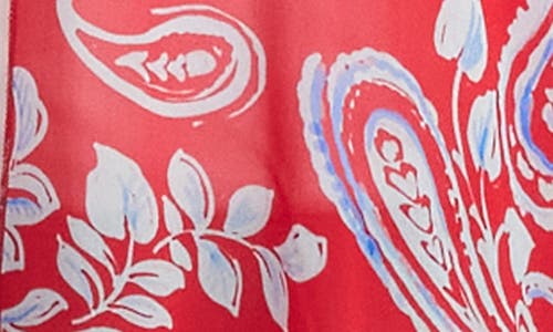 Karen Kane Paisley Print Open Front Jacket In Paisley