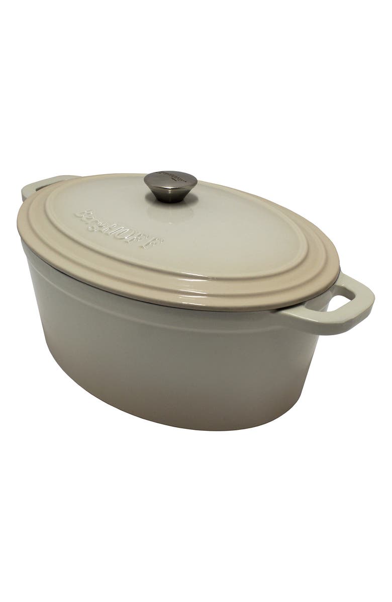 BergHOFF International Neo 8-Quart Cast Iron Oval Covered Dutch Oven, Alternate, color, 