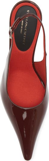 Stella McCartney Elsa Pointed Toe Slingback Pump (Women