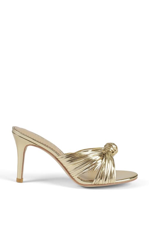 Allegra James Marly Strappy Knot Sandal In Gold