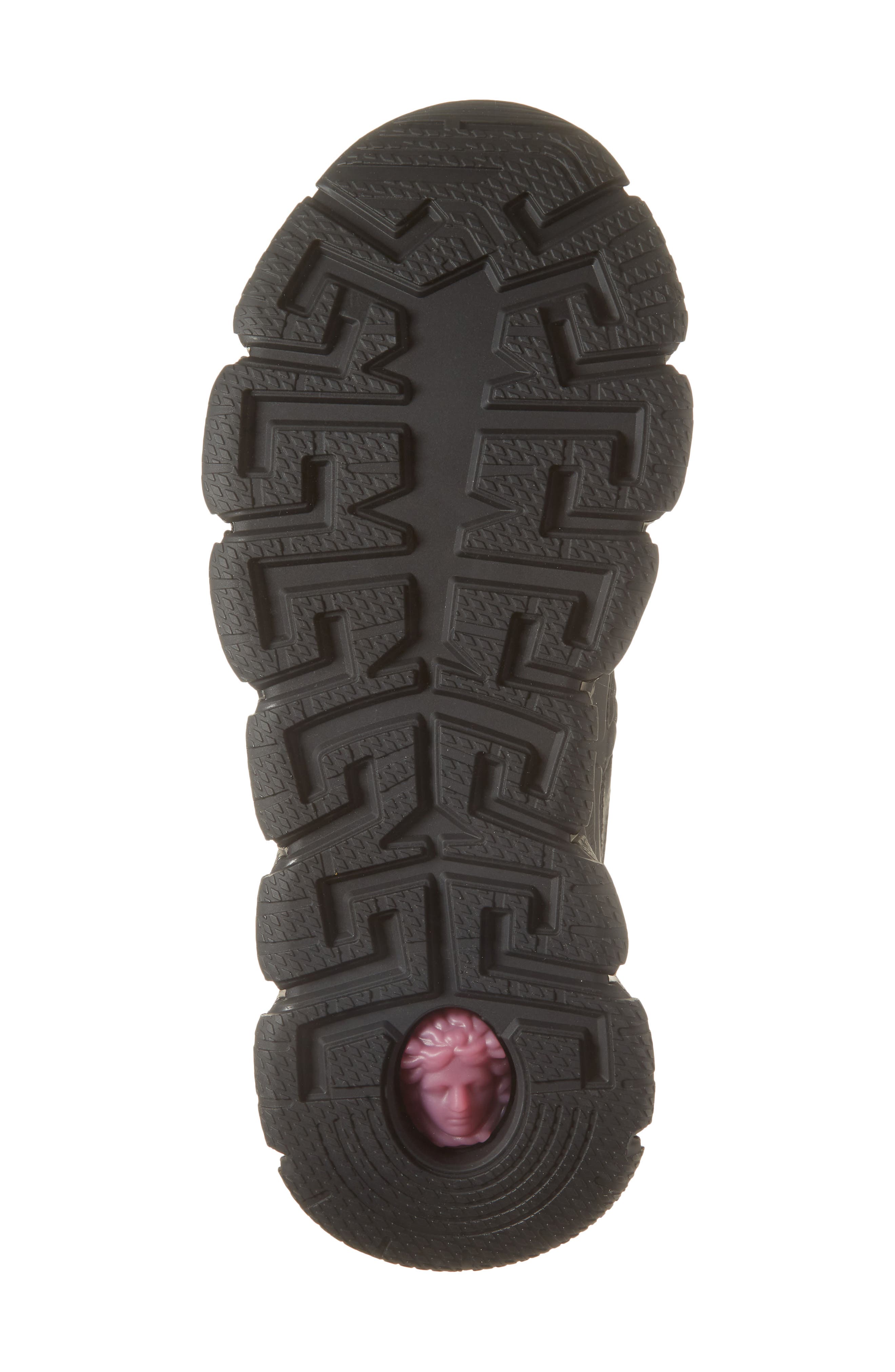 Versace Trigreca Low Top Sneaker, Alternate, color, Black Anthracite