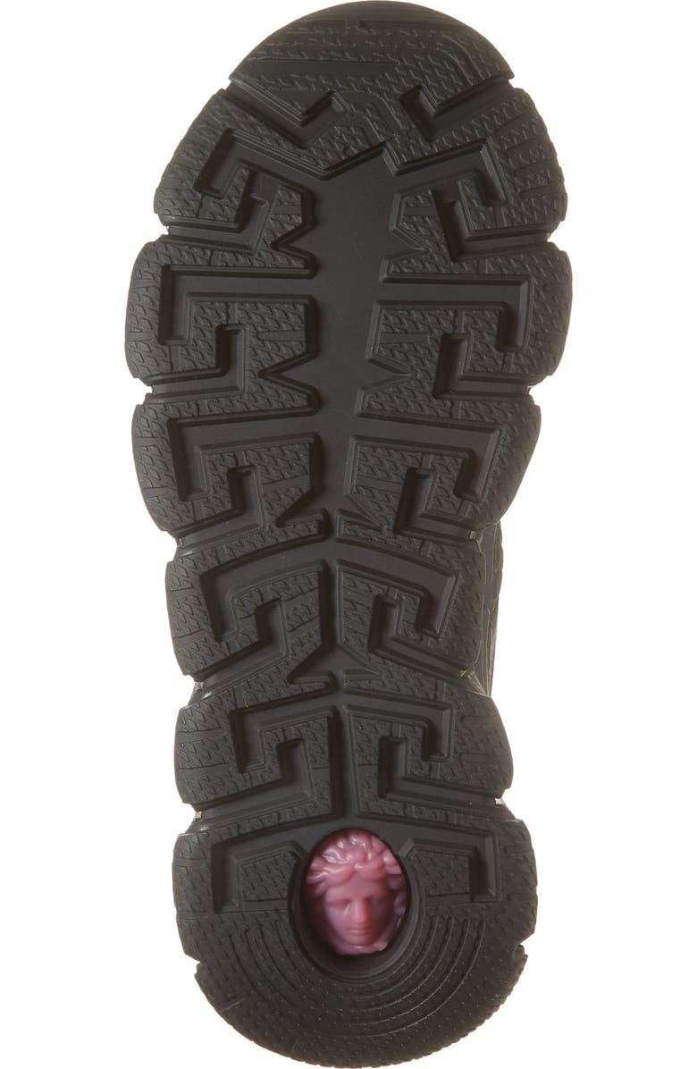 Versace Trigreca Low Top Sneaker, Alternate, color, Black Anthracite