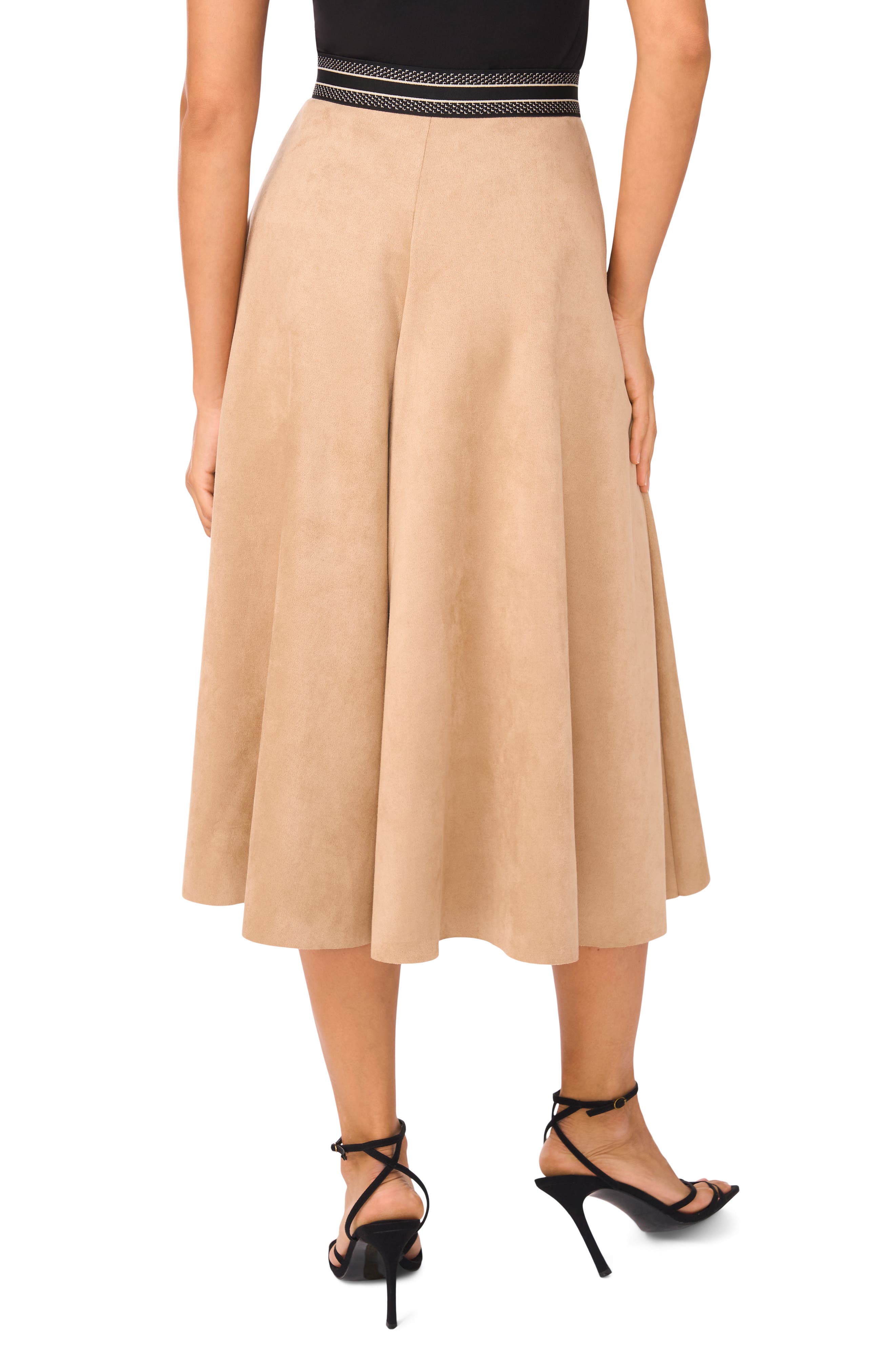 Faux Suede Wide Leg Culottes - image 4