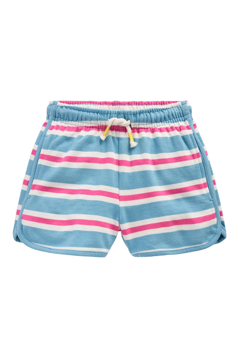 Kids' Stripe Jersey Shorts, Main, color, BLUE STRIPE