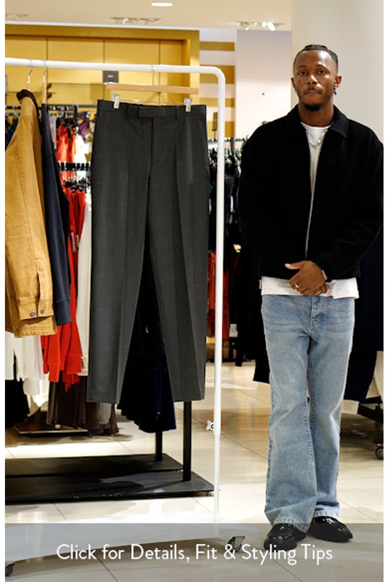 Straight Leg Stretch Wool Dress Pants video