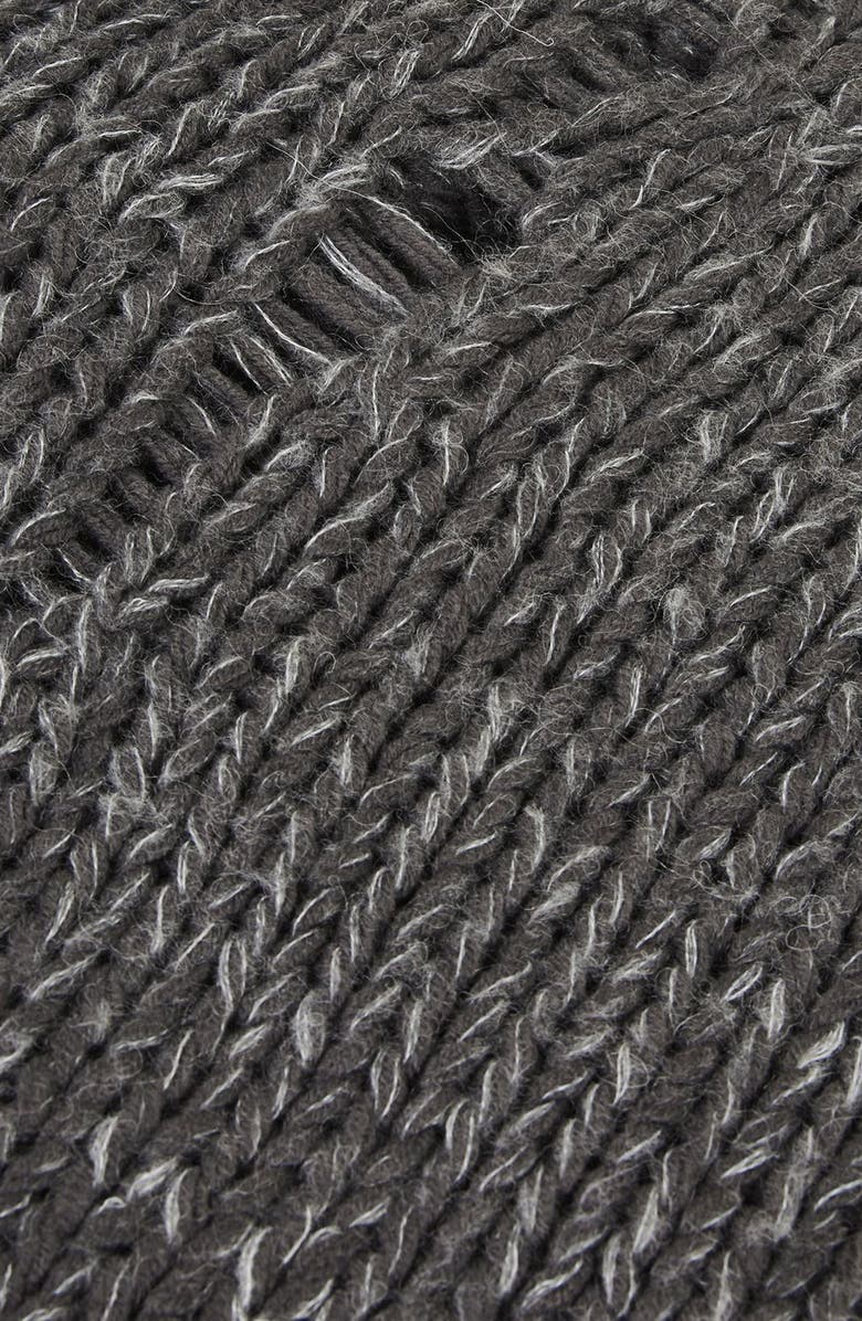 Topshop Boutique Ladder Stitch Detail Sweater, Alternate, color, 