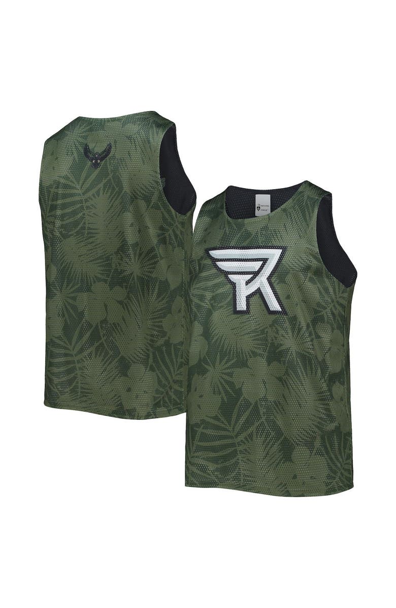 FOCO Men's FOCO Green/Black Rochester Knighthawks Reversible Mesh Tank Top, Main, color, Green