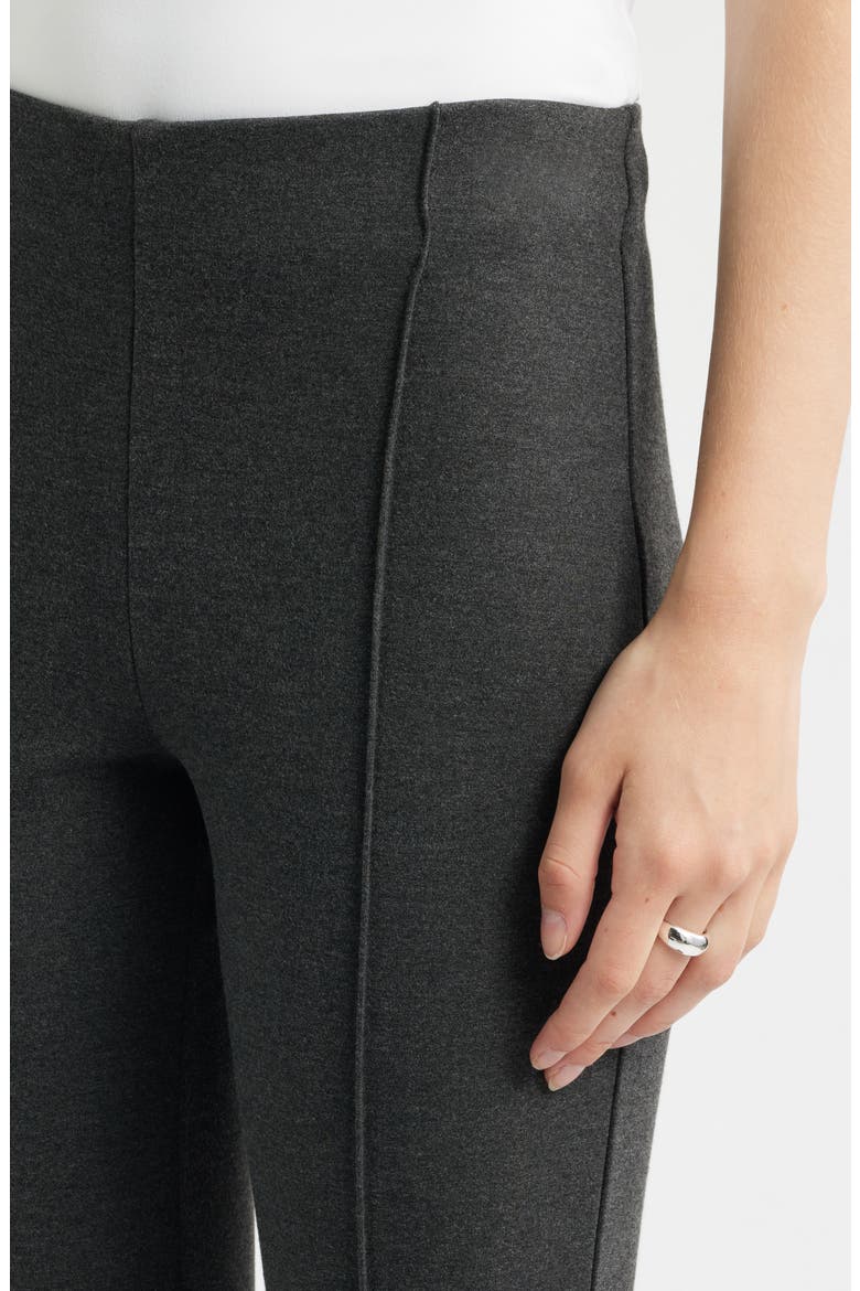 Ponte Knit Capri Pants, Alternate, color, GREY DARK HEATHER