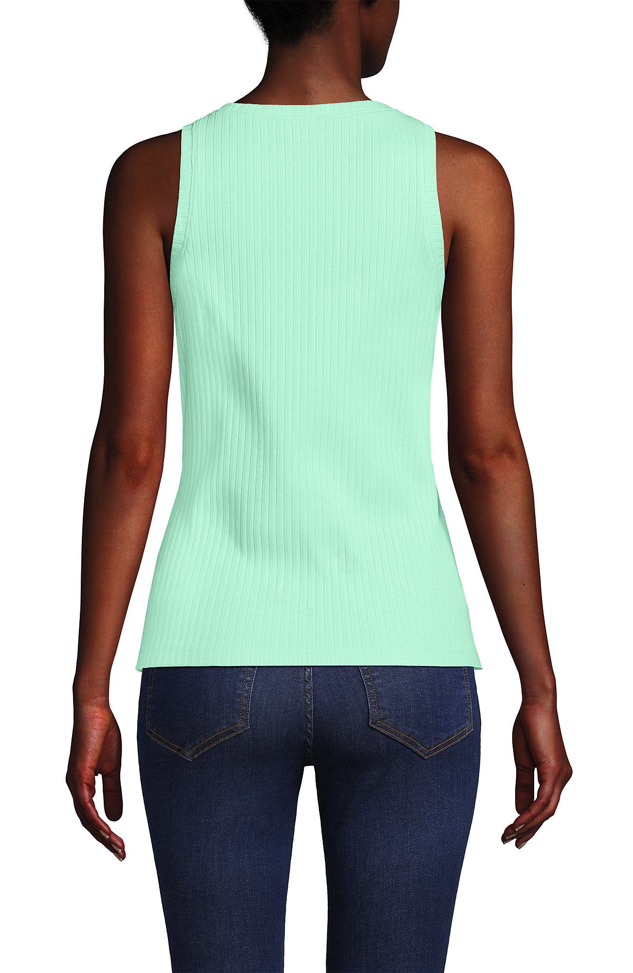 Pointelle Rib UNeck Tank - image 4