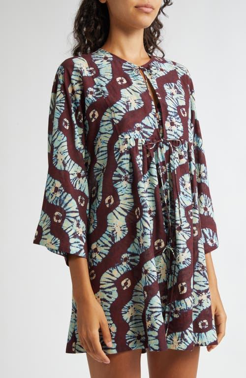 Ulla Johnson Rainn Cotton Blend Cover-up Dress In Brown