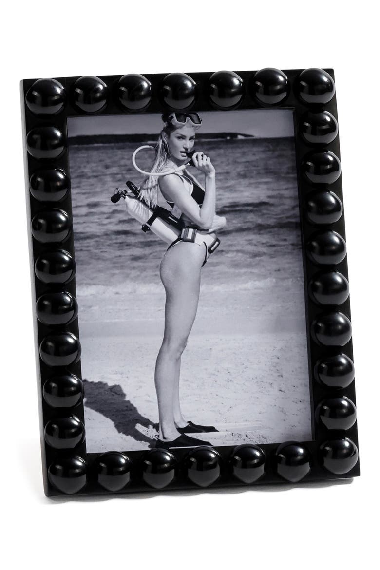 Vienna Ball Resin Photo Frame, Main, color, BLACK