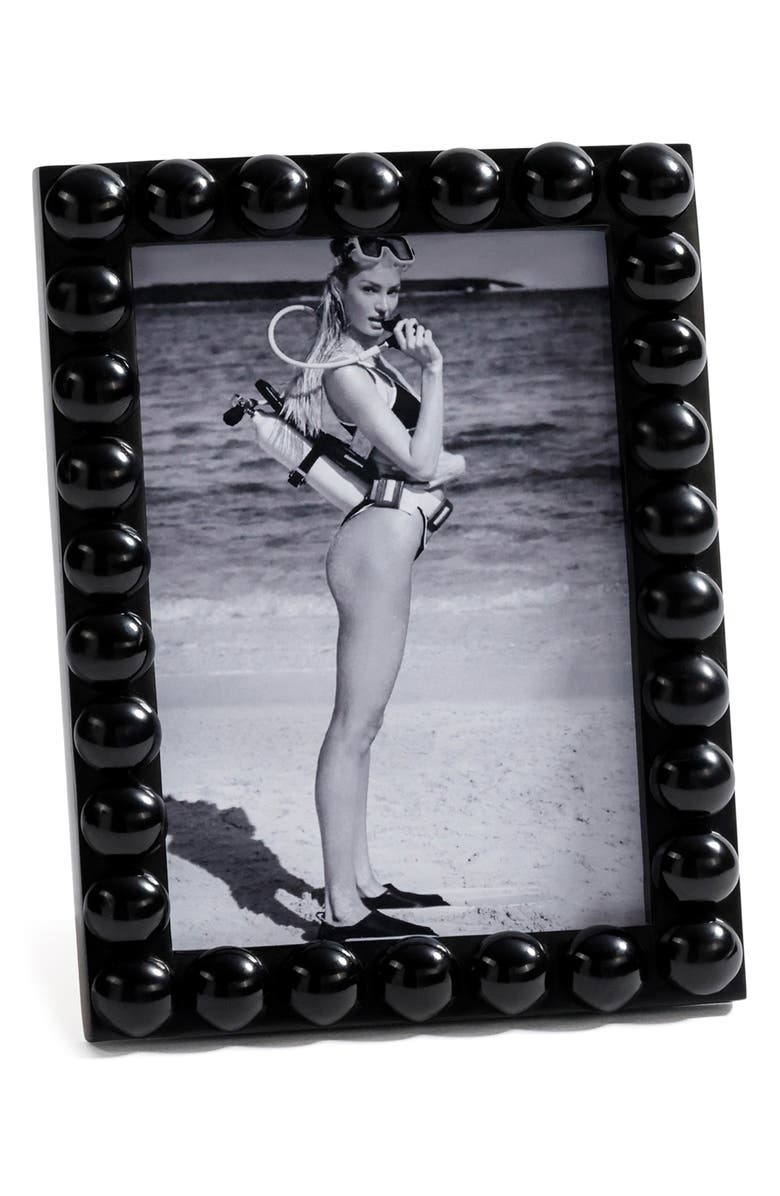 Zodax Vienna Ball Resin Photo Frame, Main, color, Black