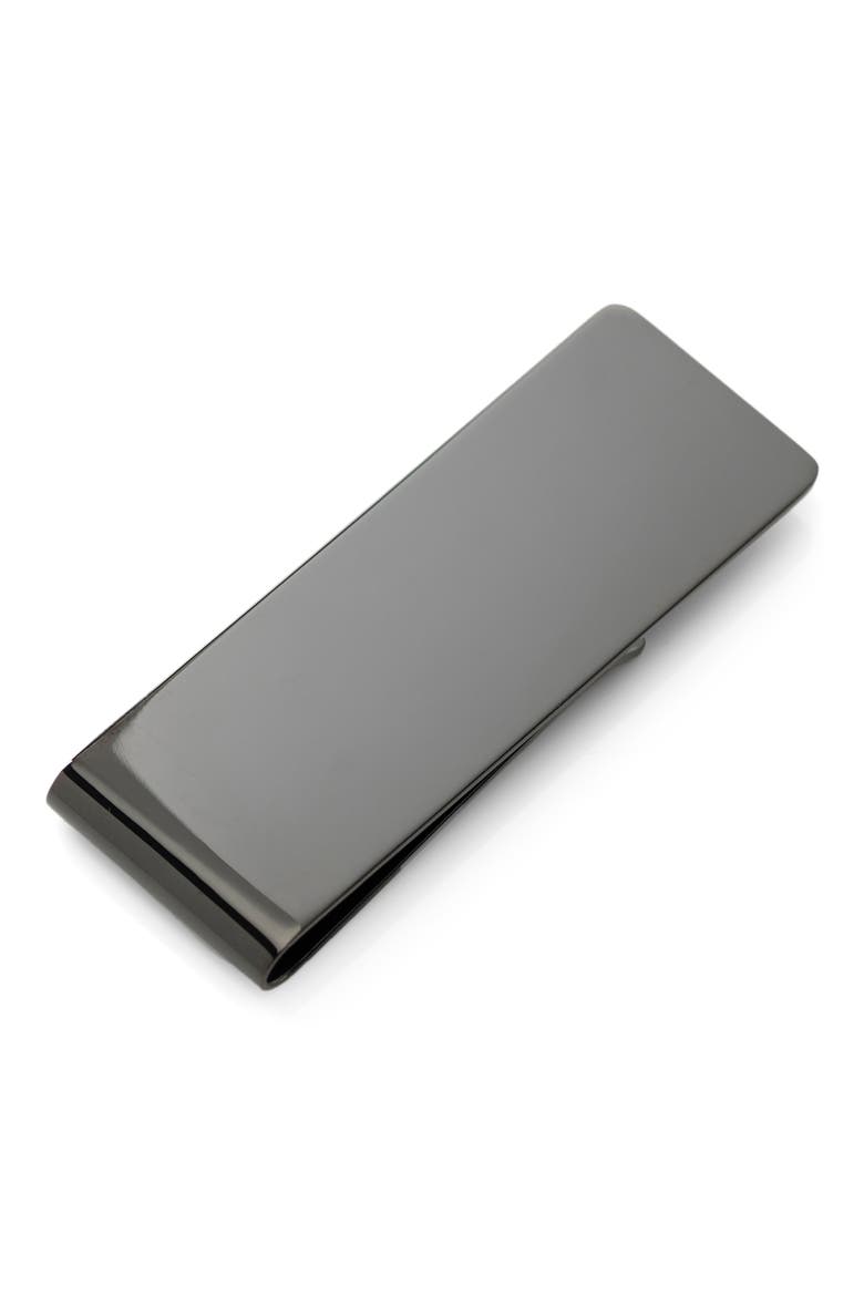Stainless Steel Money Clip, Main, color, GUNMETAL