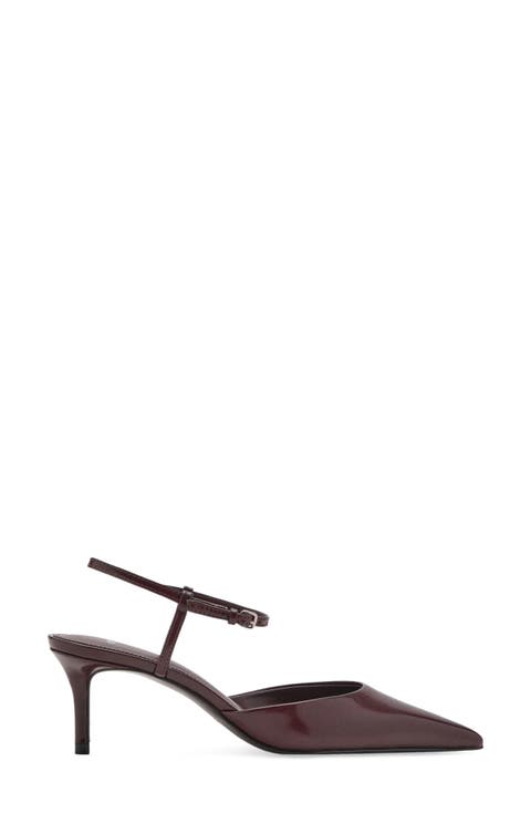 Tesy Ankle Strap Pointed Toe Pump (Women)