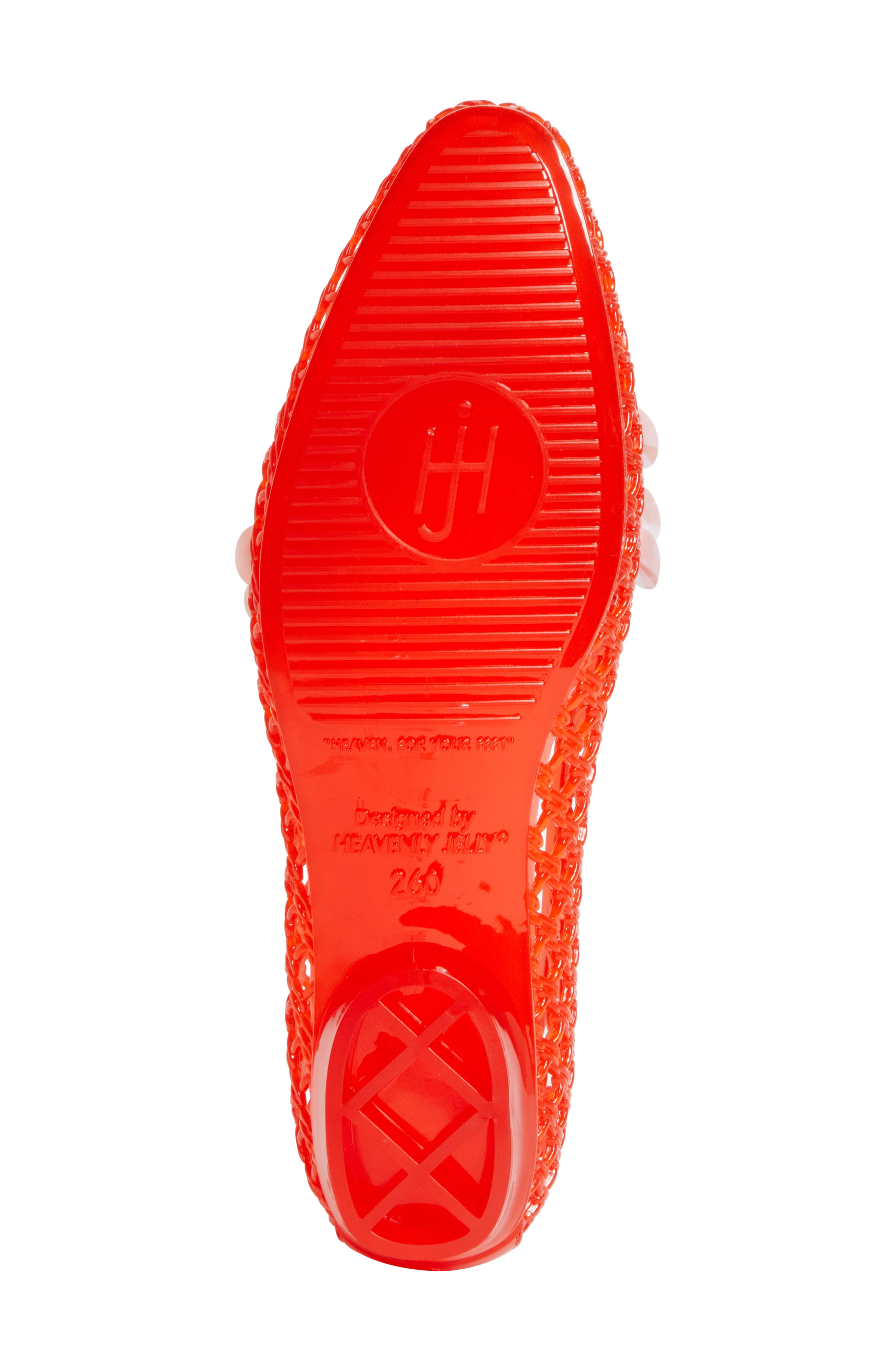 HEAVENLY JELLY Demi Jelly Ballet Flat, Alternate, color, Red