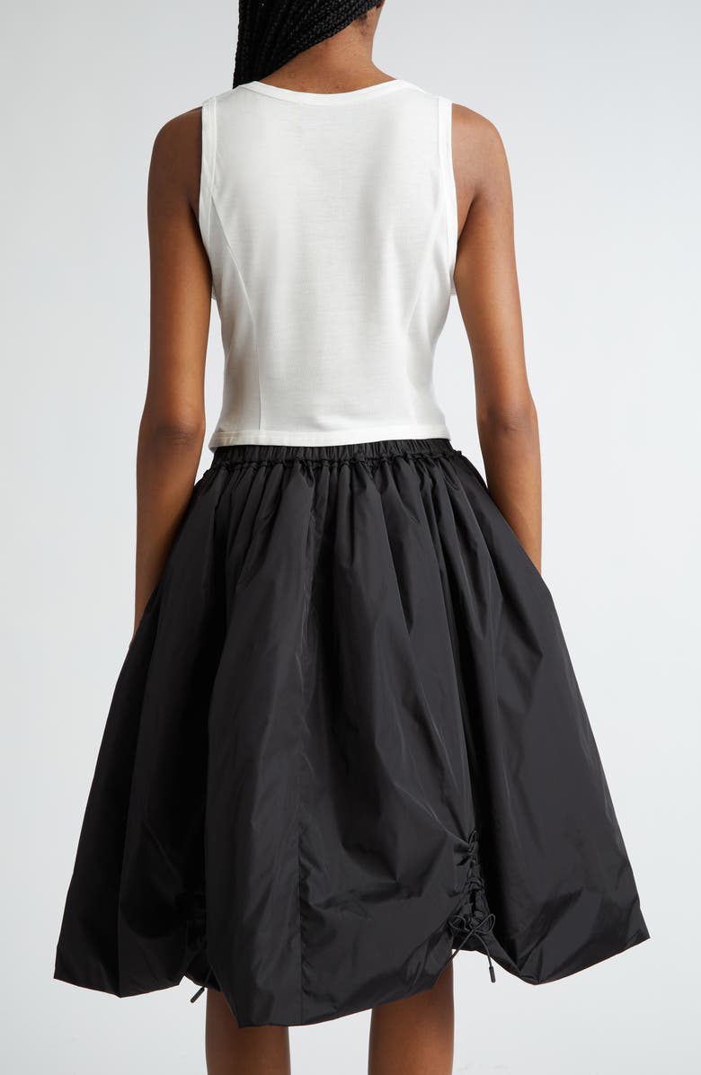 Simone Rocha Easy Bow Tails Cotton Tank, Alternate, color, Ivory