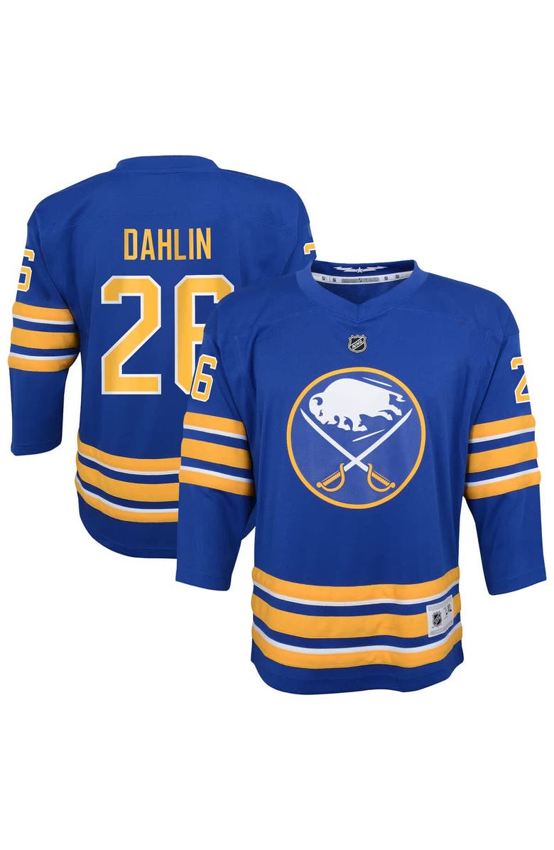 Outerstuff Youth Rasmus Dahlin Navy Buffalo Sabres Home Replica Player Jersey, Main, color, Navy