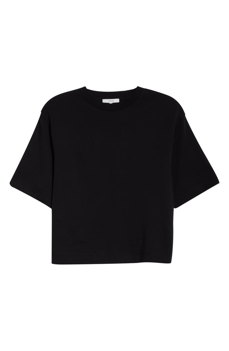 Vince Wide Sleeve Crop Pima Cotton Tee, Alternate, color, 