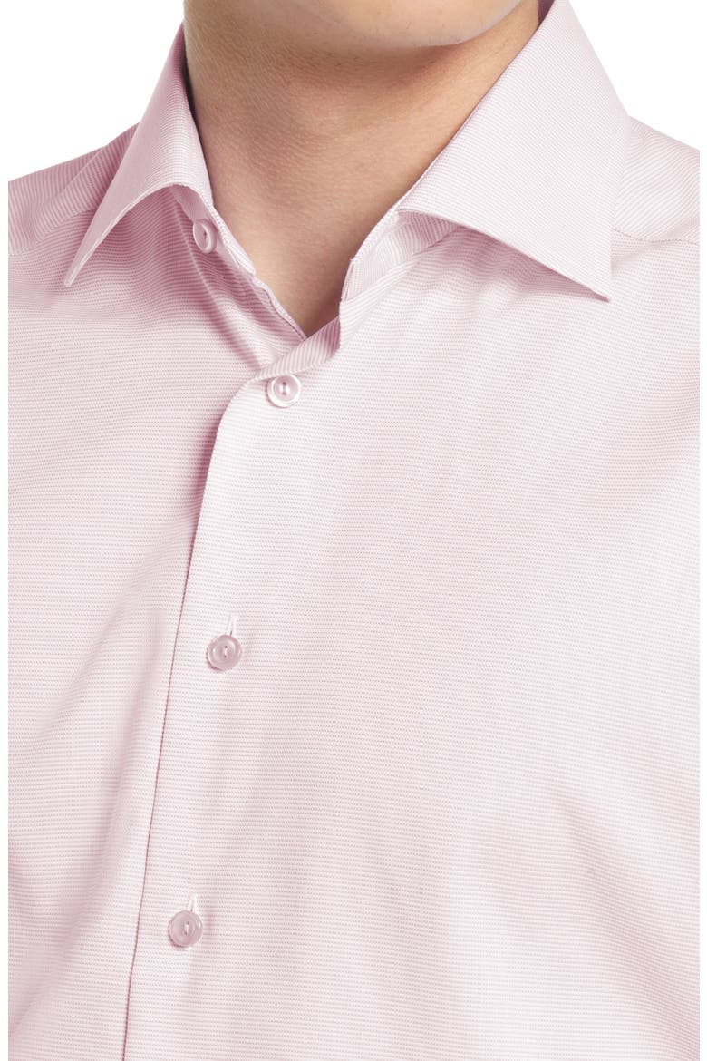 Slim Fit Textured Solid Shirt, Alternate, color, PINK
