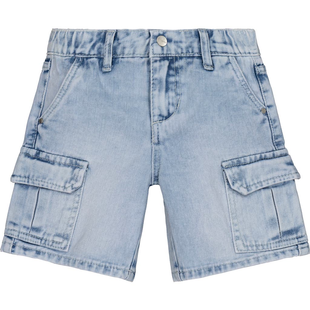 Joe's Jeans Kids' Kai Cargo Denim Shorts In Blue