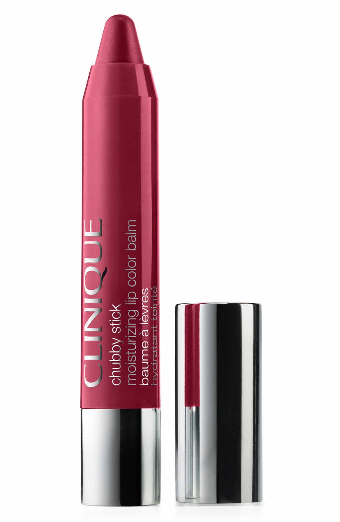 Clinique Chubby Stick Moisturizing Lip Color Tinted Balm in Super Strawberry at Nordstrom, Size 0.1 Oz