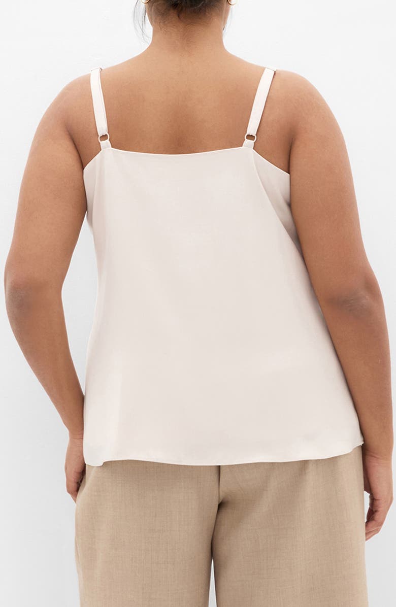 City Chic Sadie Camisole, Alternate, color, Cream