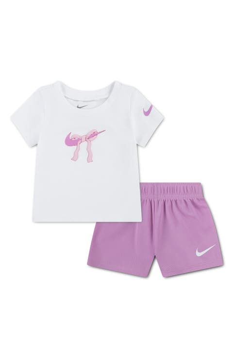 Kids' Swoosh Tee & Shorts Set (Baby)