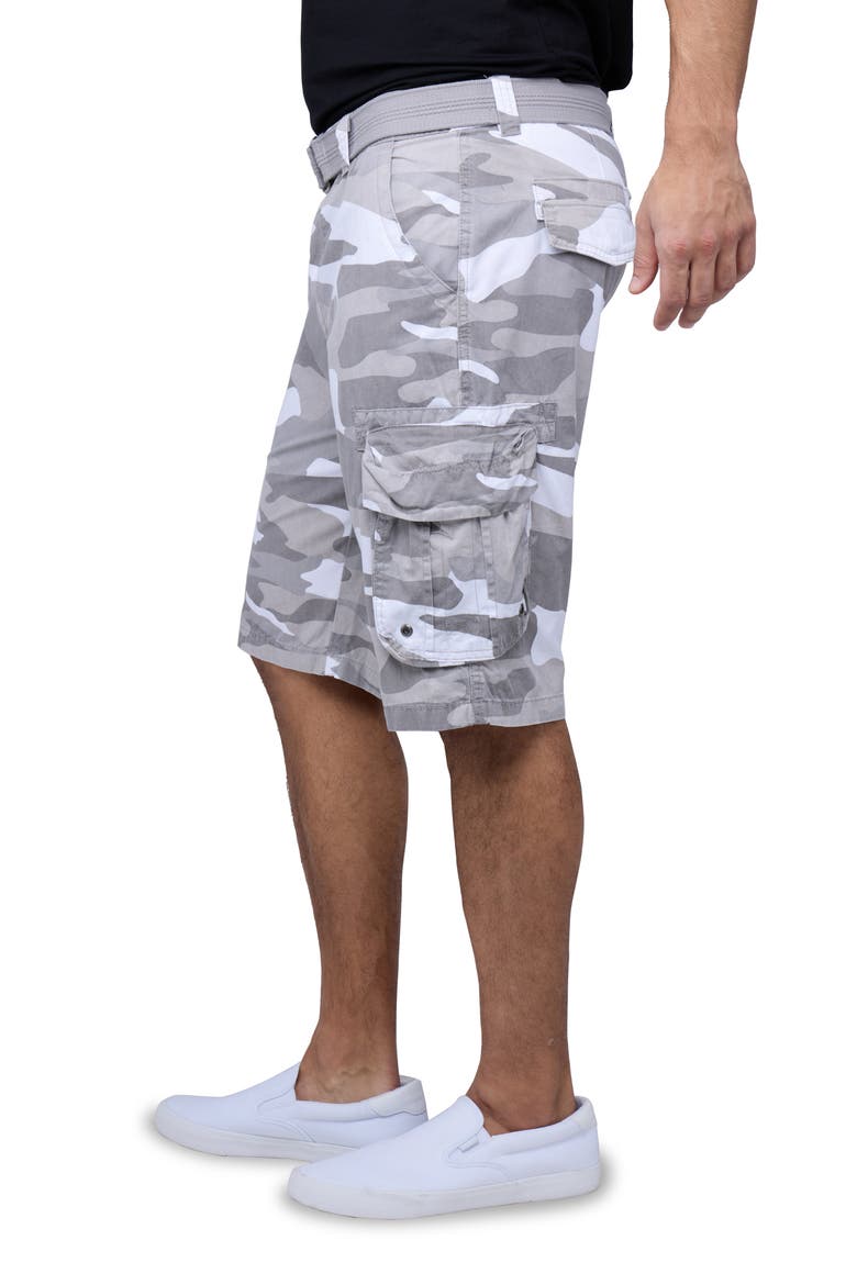 Cargo Shorts, Alternate, color, WHITE CAMO