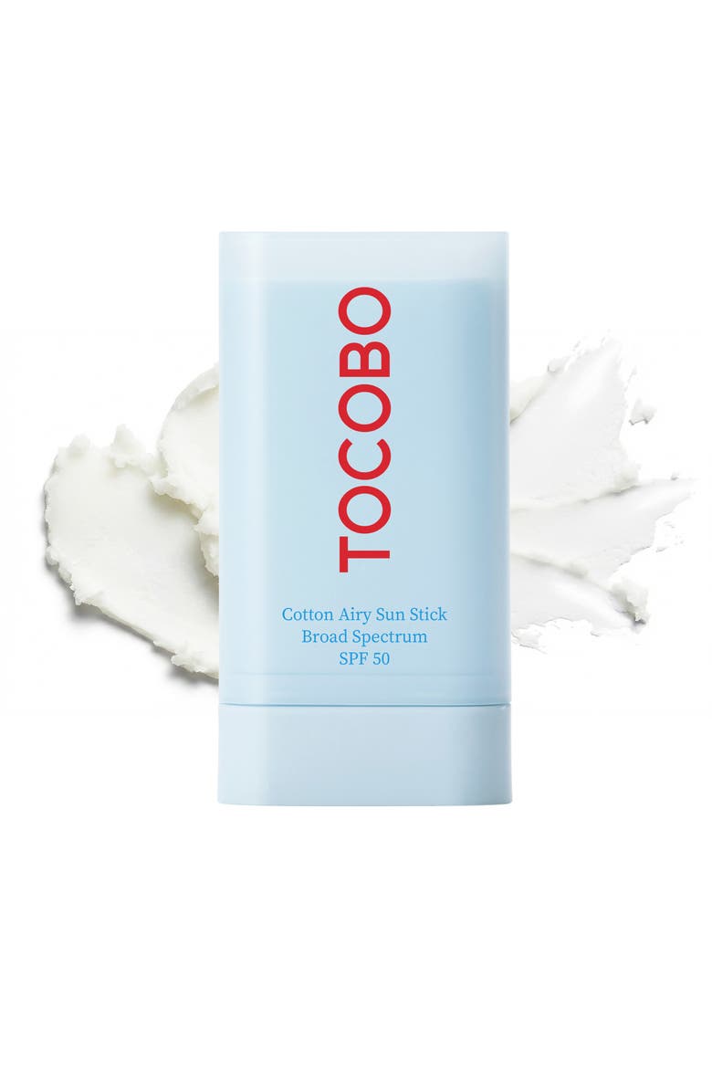 Tocobo Cotton Airy Sun Stick Broad Spectrum SPF 50, Main, color,