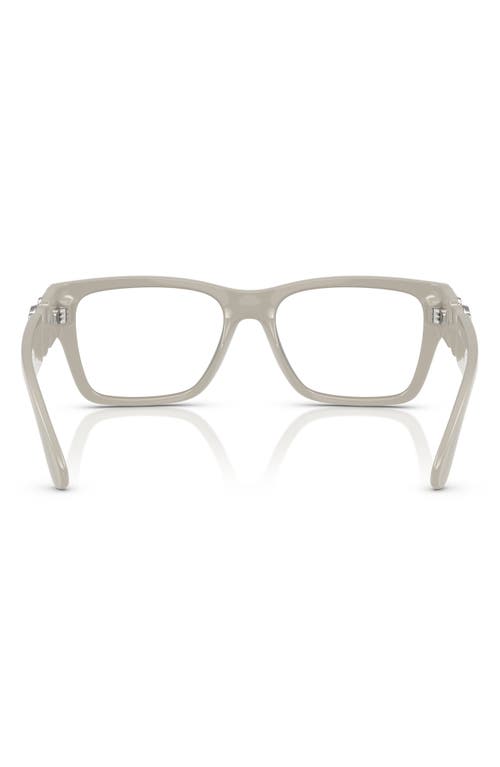 Versace 53mm Pillow Optical Glasses In Grey