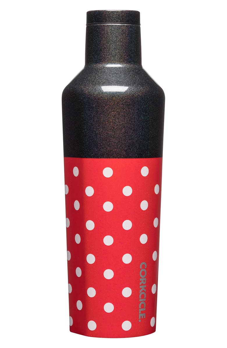 Corkcicle 16-Ounce Insulated Canteen, Alternate, color, Minnie- Polka Dot Red