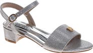 BADGLEY MISCHKA Badgley Mischka Dress Sandals for Girls Elegant Rhinestone Ankle Straps