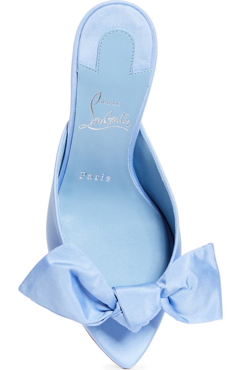 Christian Louboutin Mulazee Slide Sandal, Alternate, color, Ceruleo/ Lin Ceruleo