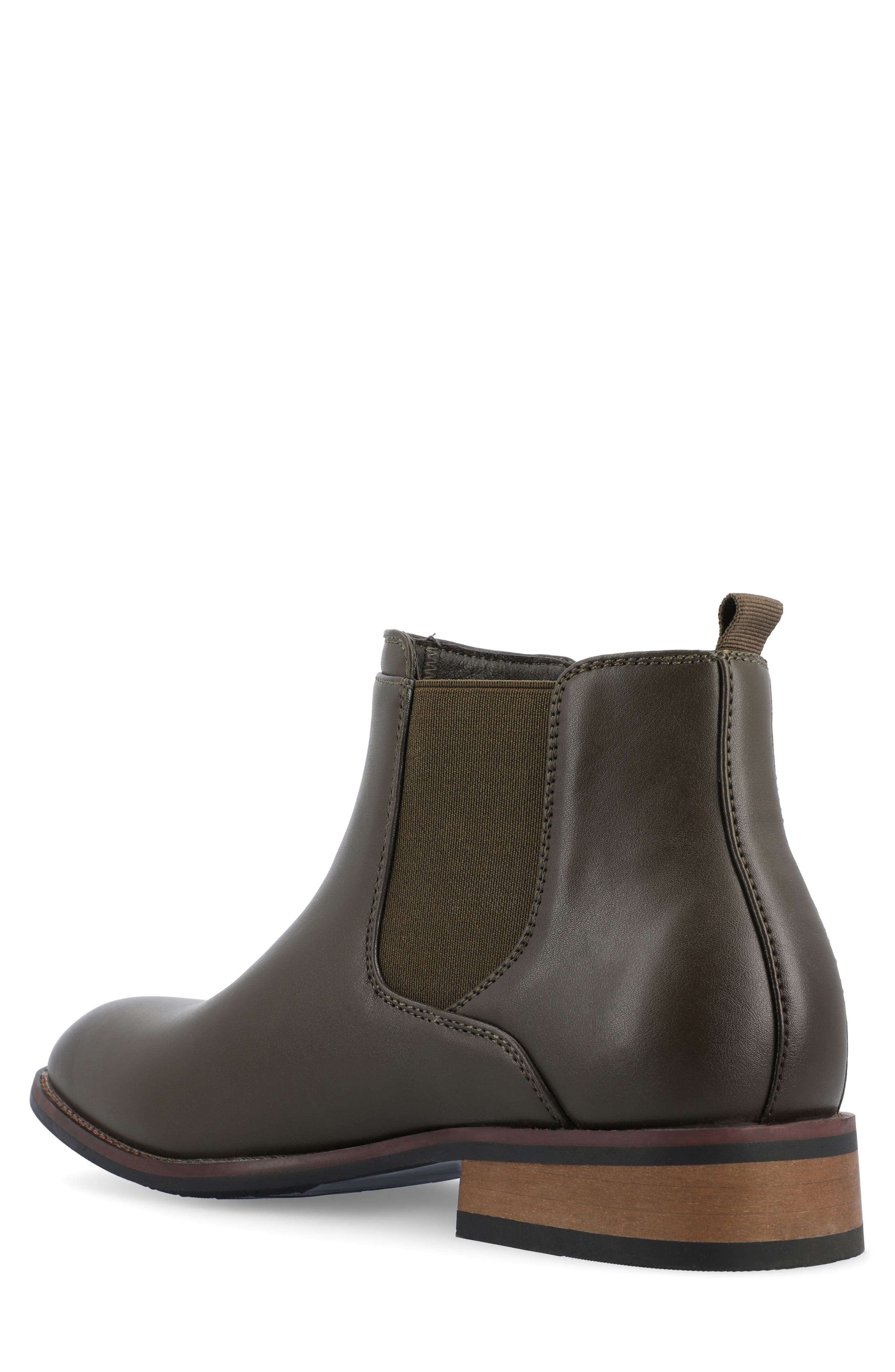 VANCE CO Landon Chelsea Boot - Wide Width, Alternate, color, Olive