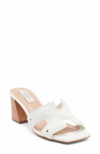 Avina Block Heel Slide Sandal