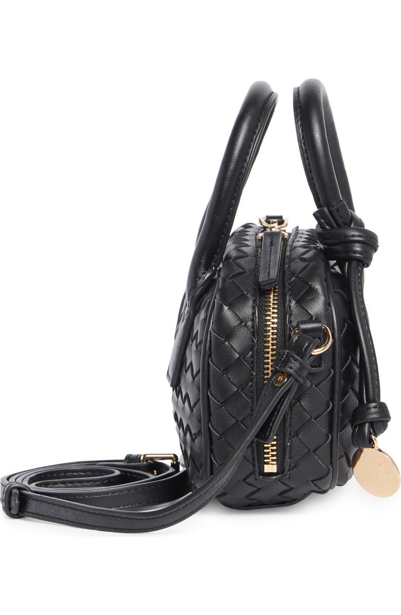 URBAN EXPRESSIONS HANDBAGS Woven Crossbody Bag, Alternate, color, Black