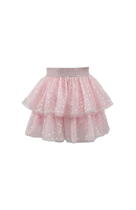 Sequin Party Tiered Skirt